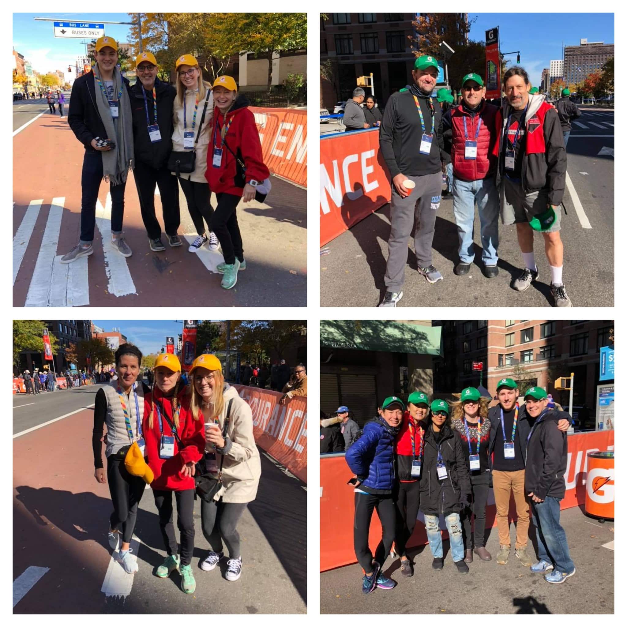 Marathon Gel Station Volunteers