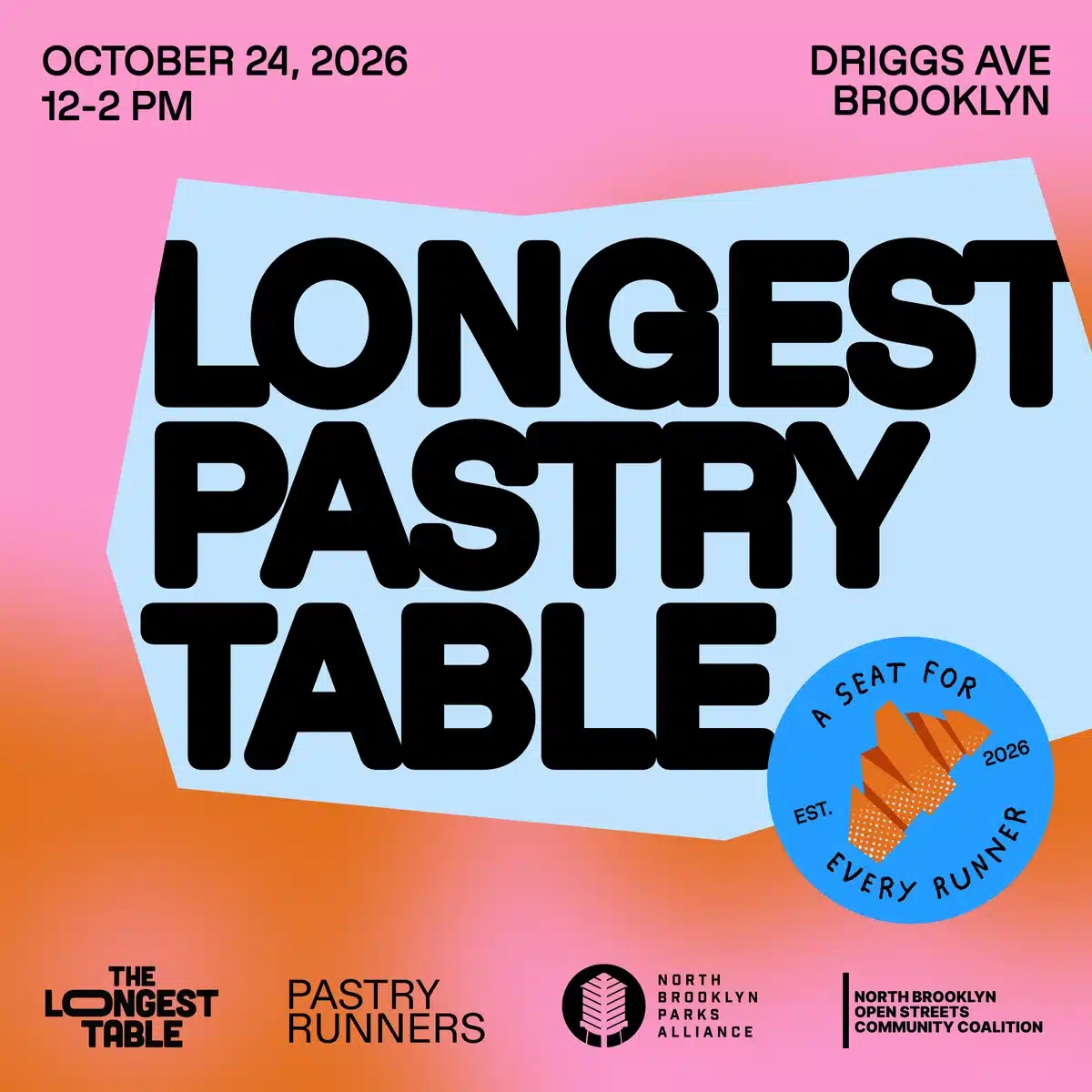 🏃‍♀️🥐 Flyers x Pastry Runners: The Longest Pastry Table🏃‍♀️🥐